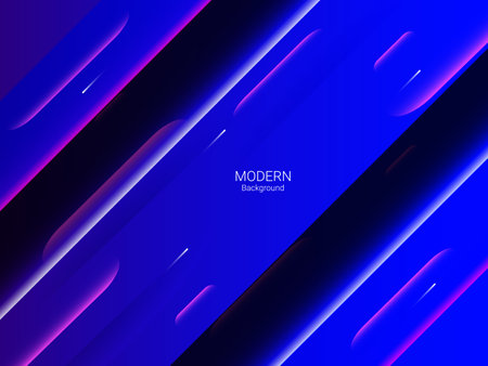 Abstract blue geometric transparent gradient lines illustration pattern background vectorのイラスト素材