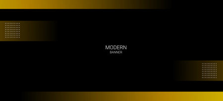 Abstract yellow geometric modern gradient lines illustration pattern background vectorのイラスト素材