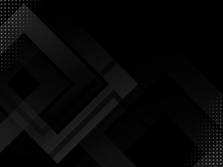 Dark geometric black abstract background elegent design pattern vector