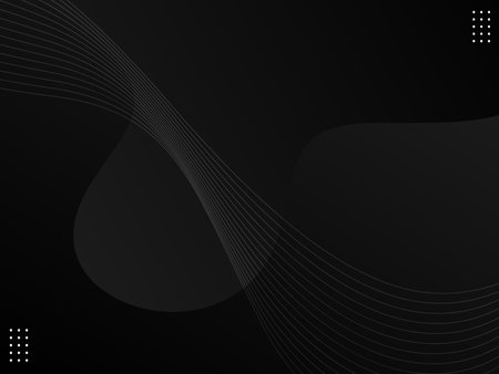 Dark geometric black abstract background elegent design patternのイラスト素材