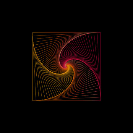 Abstract geometric colorful gradient symbolic icon pattern vector