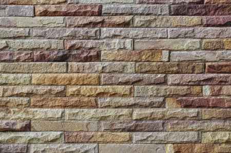 Wall from stone sheetの写真素材