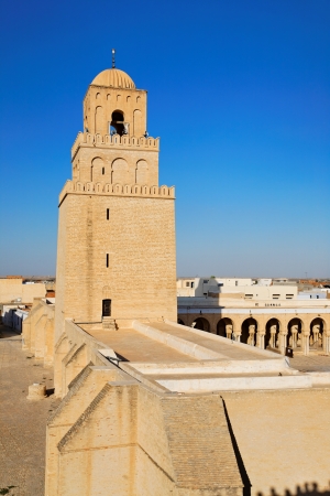 Great Mosque of Sidi-Uqba in Tunisia.の写真素材