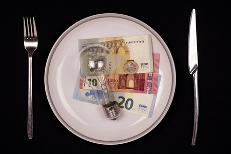 Devil's Plate no. 3, abstraction about energy and moneyの写真素材