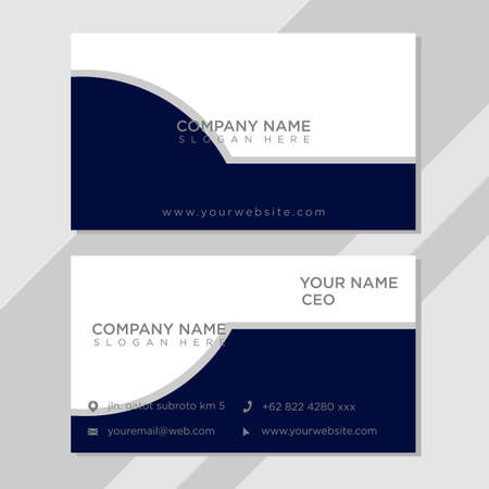 abstract corporate circle concept business cardのイラスト素材