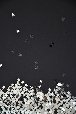Background star sequinの写真素材