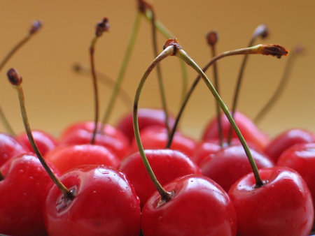 Closeup og cherries