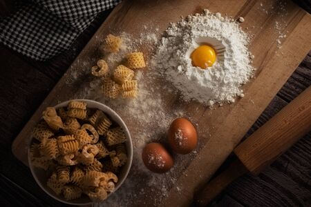 Making Pastaの写真素材