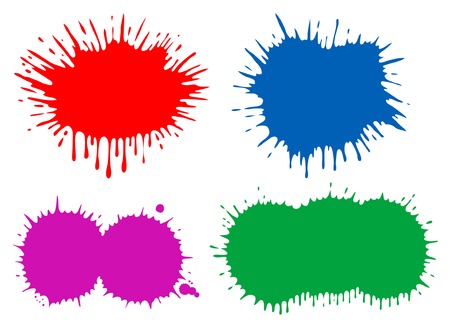 Different blobs (suitable for inserting texts).のイラスト素材