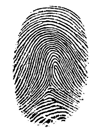 Vector format of finger print.のイラスト素材