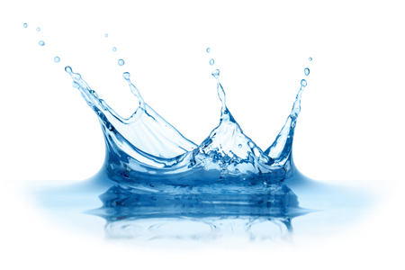 Water splash, isolated on the white background.の写真素材