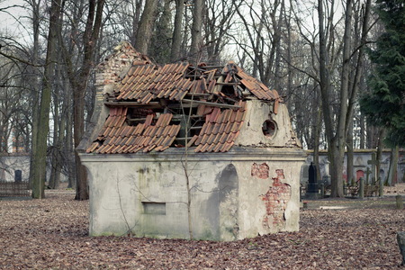 Old graves at historic cemetery, Rigaの写真素材