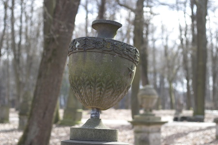 Old graves at historic cemetery, Rigaの写真素材