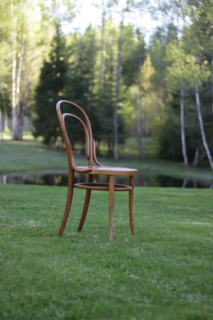Antique Bentwood Viennese chairの写真素材