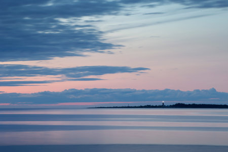 The Gulf of Finland, Estonia.Wild rocky coastline of the Baltic sea