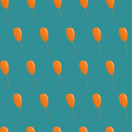 Seamless pattern with balloons. Vector illustration in vintage colors.のイラスト素材