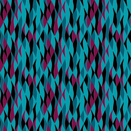 Abstract geometric seamless pattern in blue and violet. Vector illustration can be copied without any seams.のイラスト素材