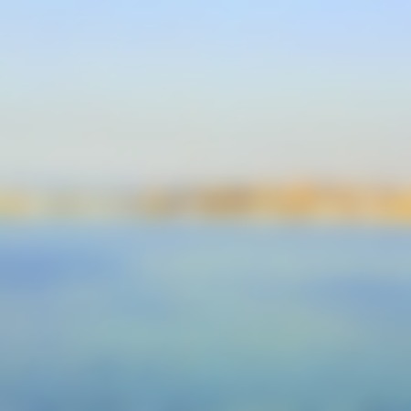 Vector blurred sea and mountain landscape. Travel background. Web, mobile interface template. Vector illustration.のイラスト素材