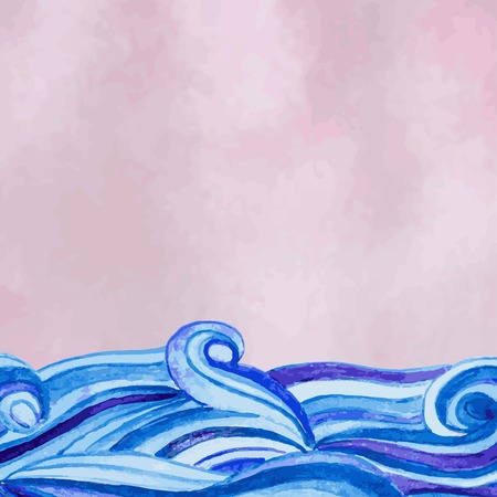 Vector watercolour backgroundのイラスト素材