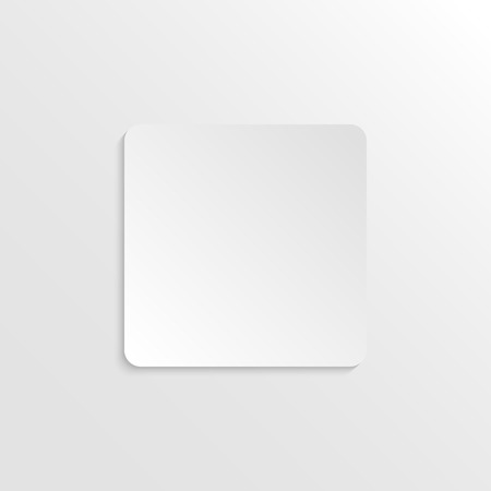 3D paper background with rectangle with place for textのイラスト素材