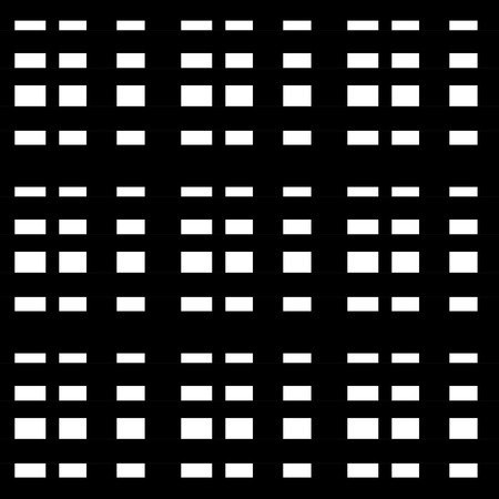 Black and white geometric seamless pattern. Abstract background without seams. Can be used for printing on fabric, web design, wallpaper etc. Vector eps10 illustration.のイラスト素材