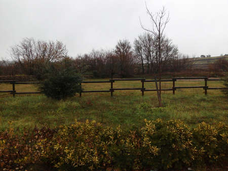 Landscape with winter rainの素材