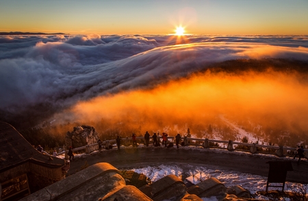 inversion panorama at sunriseのeditorial素材