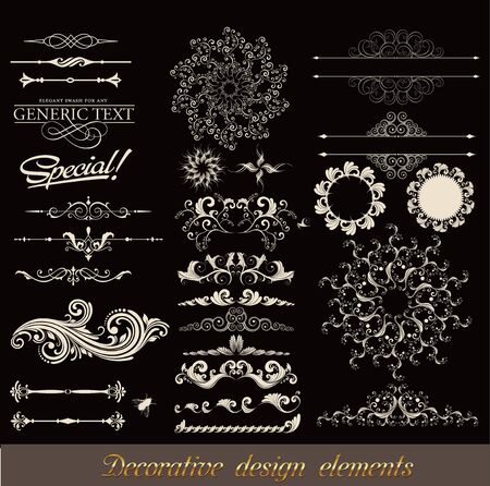 Vintage Design, vintage, classicial design, border, flower, corner, elegant design, vintage pattern, vector, eps, vintage decoration, tatooのイラスト素材