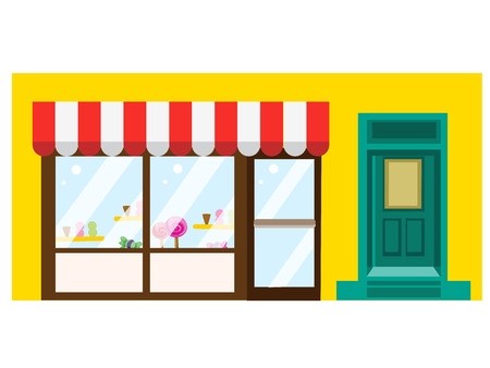 Sweet shopのイラスト素材