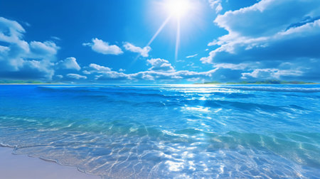 Beautiful beach at Seychelles, La Digue islandの素材