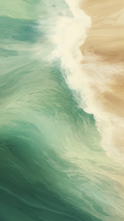 abstract watercolor background, wave on the sea, nature backgroundの素材