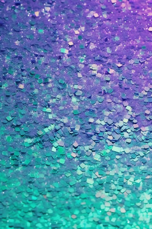 glitter vintage lights background. silver, blue and purple. de-focusedの素材