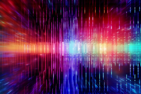 abstract disco background with some smooth lines in it (see portfolio for more in this series)の素材