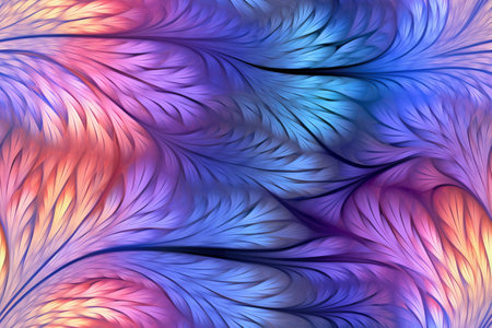 Abstract fractal. Fractal art background for creative design. Decoration for wallpaper, desktop, poster, cover booklet. Print for clothes, t-shirt. Creative illustration for designの素材