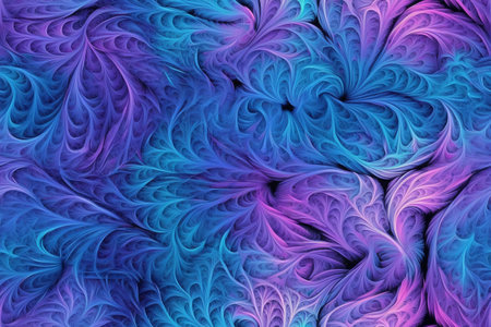 Abstract fractal. Fractal art background for creative design. Decoration for wallpaper, desktop, poster, cover booklet. Print for clothes, t-shirt. Creative illustration for designの素材