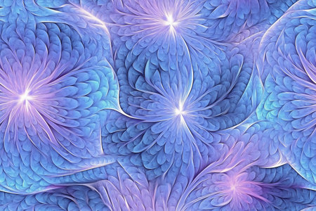 Abstract fractal. Fractal art background for creative design. Decoration for wallpaper, desktop, poster, cover booklet. Print for clothes, t-shirt. Creative illustration for designの素材