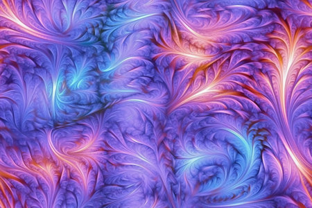 Abstract fractal. Fractal art background for creative design. Decoration for wallpaper, desktop, poster, cover booklet. Print for clothes, t-shirt. Creative illustration for designの素材