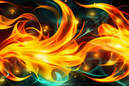 abstract fire flame background, vector illustration eps10 graphic designの素材