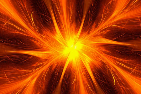 abstract fractal background a computer-generated 2D illustration, textureの素材
