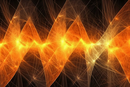 Abstract fractal. Fractal art background for creative design. Decoration for wallpaper, desktop, poster, cover booklet. Print for clothes, t-shirt. Creative illustration for designの素材