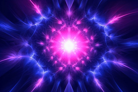 Abstract fractal. Fractal art background for creative design. Decoration for wallpaper, desktop, poster, cover booklet. Print for clothes, t-shirt. Creative illustration for designの素材