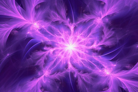 Abstract fractal. Fractal art background for creative design. Decoration for wallpaper, desktop, poster, cover booklet. Print for clothes, t-shirt. Creative illustration for designの素材