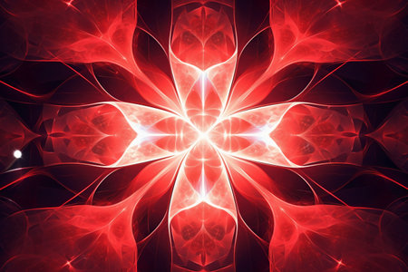 Fractal art background for creative design. Abstract fractal. Decoration for wallpaper desktop, poster, cover booklet, card. Psychedelic. Print for clothes, t-shirt.の素材