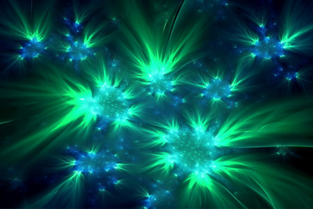 Abstract fractal. Fractal art background for creative design. Decoration for wallpaper, desktop, poster, cover booklet. Print for clothes, t-shirt. Creative illustration for designの素材