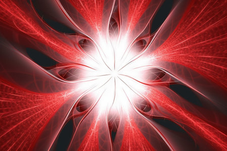 Abstract fractal. Fractal art background for creative design. Decoration for wallpaper, desktop, poster, cover booklet. Print for clothes, t-shirt. Creative illustration for designの素材