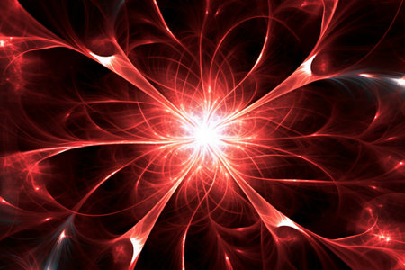 Abstract fractal. Fractal art background for creative design. Decoration for wallpaper, desktop, poster, cover booklet. Print for clothes, t-shirt. Creative illustration for designの素材