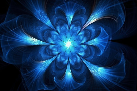 Abstract fractal. Fractal art background for creative design. Decoration for wallpaper, desktop, poster, cover booklet. Print for clothes, t-shirt. Creative illustration for designの素材