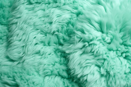 close up of a green woolen fabric texture background in studioの素材