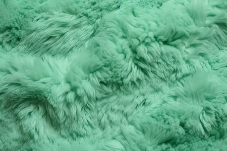 Texture, background, pattern. This is useful for designers. The color of the fur is light green.の素材
