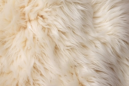Close up of white fur texture background. Abstract background and texture for design.の素材